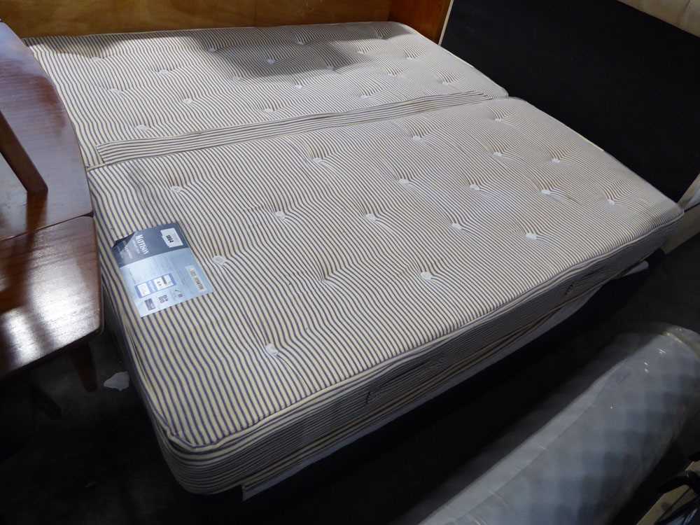 +VAT Mattison hotel senator linkable twin divan bed with mattresses
