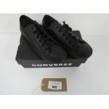 +VAT Converse back leather mono trainers size UK5 (boxed)