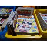 Crate of Beano magazines