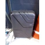 +VAT Single American Tourister suitcase in black