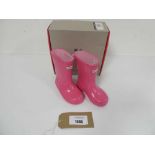 children's Hunter wellies in Pink size UK6 (Boxed)