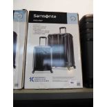 +VAT Boxed Pair of Samsonite suitcases in black