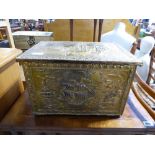 Brass covered box