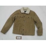 +VAT Abercrombie & Fitch cord borg jacket size XS