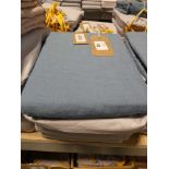 +VAT 4 super king fitted sheets in 'Frida' Aegean blue linen