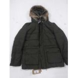 +VAT Barbour darby parka coat in sage Size 2X-Large