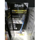 +VAT Shark corded stick vacuum cleaner in box