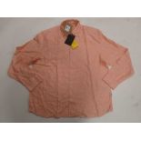 +VAT Ted Baker London remark linen shirt in coral size 6