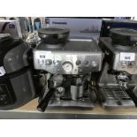 +VAT Sage Barista Express coffee machine with accessories as shown