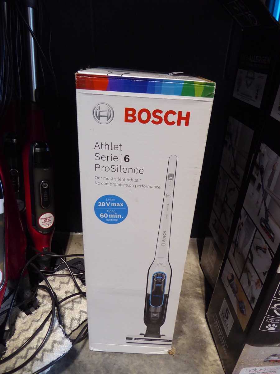 +VAT Bosch Athlete Series 6 Pro Silence cordless vacuum cleaner in box