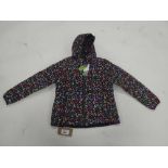 +VAT Joules beeleop snug jacket in multi colour leopard print size 16