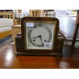 Elliot dark oak cased mantle clock