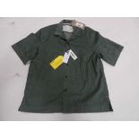 +VAT Paul Smith short sleeve cord tailored shirt in green size XL