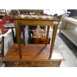 Small mahogany Edwardian occasional table