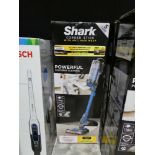 +VAT Shark corded stick vacuum cleaner in box