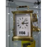 Weiss brass carriage clock