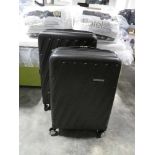 +VAT 2 American Tourister suitcases in black