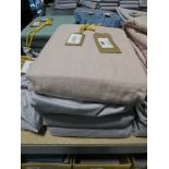 +VAT 4 super king duvet covers in scandy pink linen