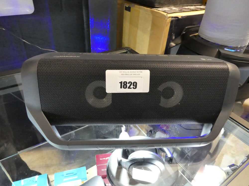 +VAT LG bluetooth speaker Xboom, unboxed