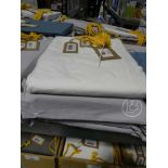 +VAT 5 double duvet covers in mini white Egyptian cotton