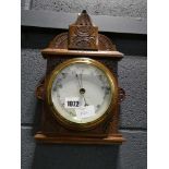 Small oak cased barometer