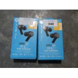 +VAT 2 pairs of JLab Epic Air AMC true wireless earbuds