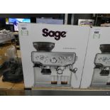 +VAT Sage Barista Express coffee machine in box