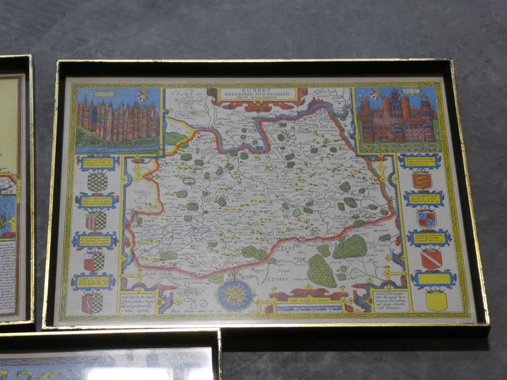 3 maps; Kent, Berkshire and Surrey - Bild 4 aus 4