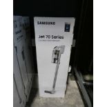 +VAT Samsung Jet 70 Series cordless stick vacuum cleaner in box