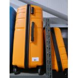 +VAT Pair of American Tourister suitcases in orange