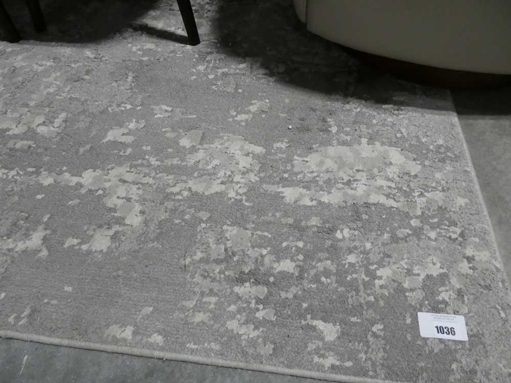 +VAT 401 east clear water collection 6'6" x 9'5" grey mottled rug - Bild 3 aus 3