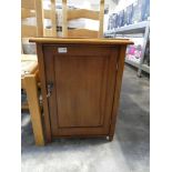 Mahogany single door pot cupboard