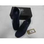 +VAT Boxed pair of Crosshatch rehbein men's trainers in navy size UK 10