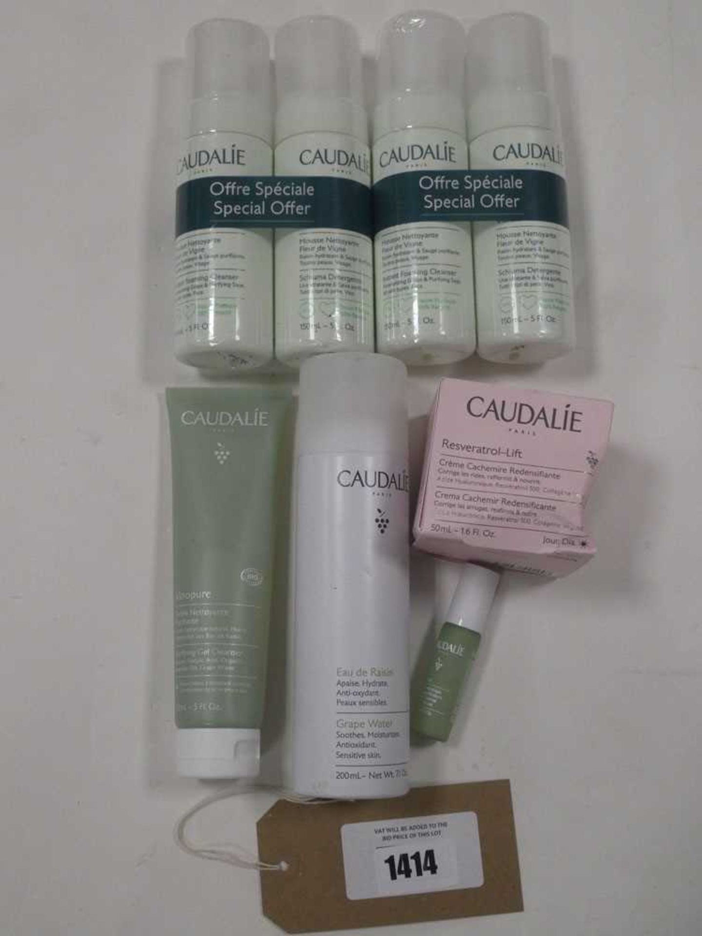 +VAT Selection of Caudalie cosmetic products