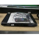 Panasonic DVD and HDD recorder, model no. DMR-EX773, with remote control and PSU