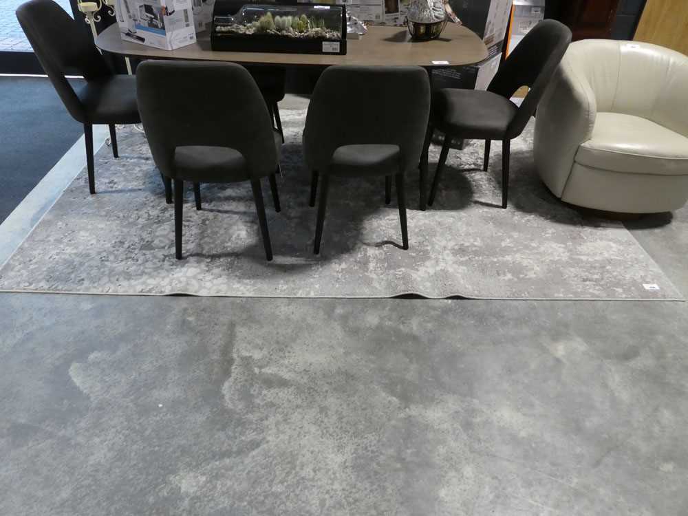 +VAT 401 east clear water collection 6'6" x 9'5" grey mottled rug