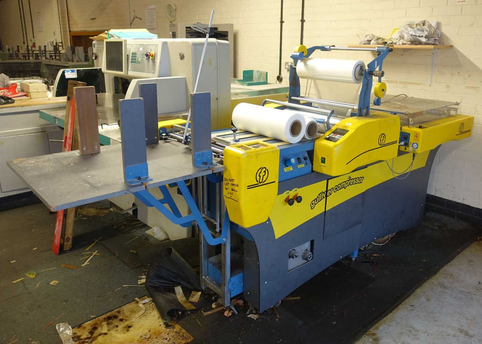 +VAT Formica laminator line including; Foliant 520 Feeder Plus, year 2008; Foliant Gulliver