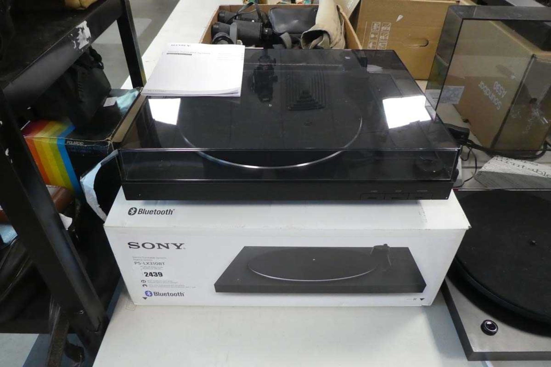 +VAT Sony PS-LX310BT bluetooth turntable with box, no belt