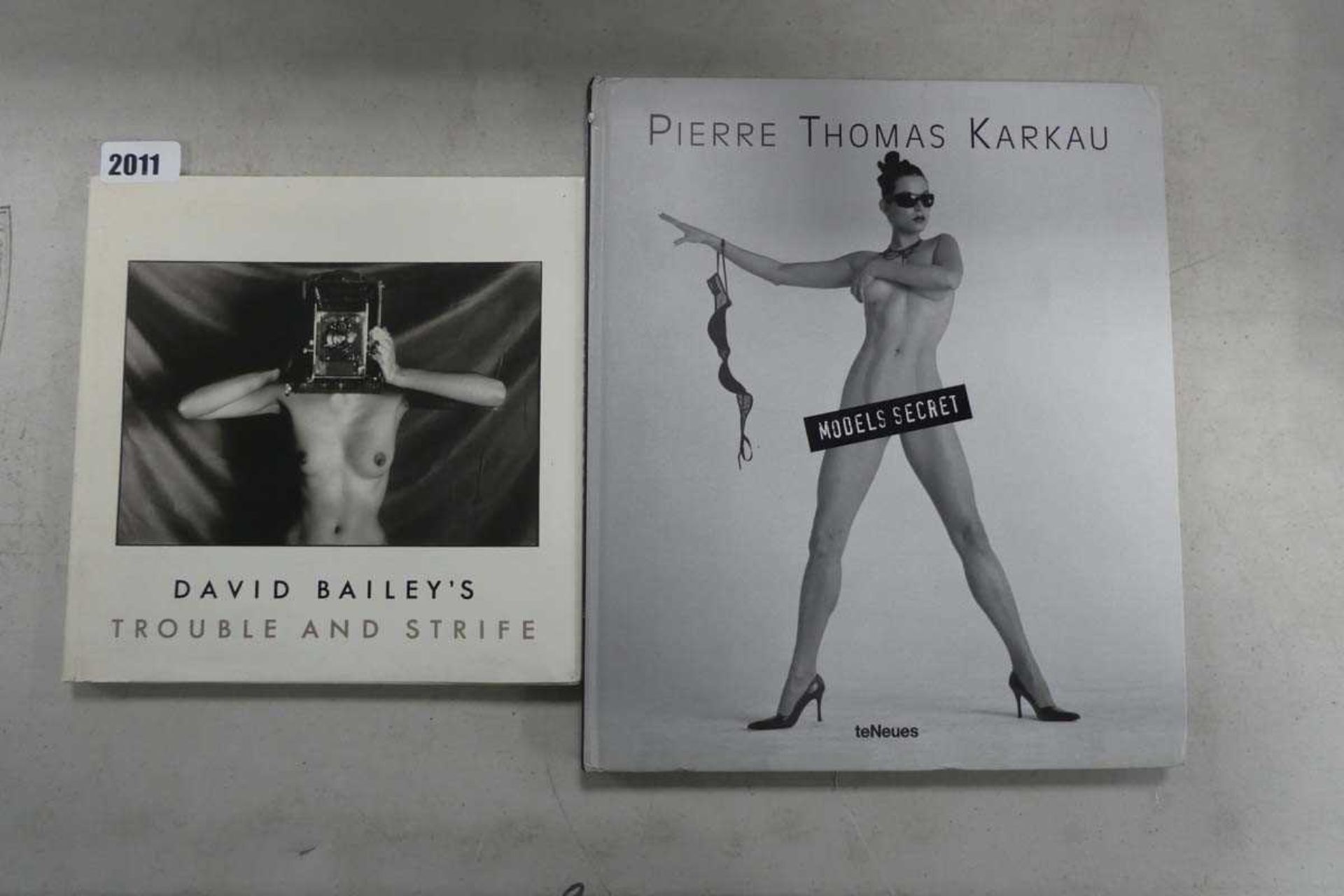 Pierre Thomas Karkau 'Model Secret' and David Bailey's 'Trouble and Strife' books