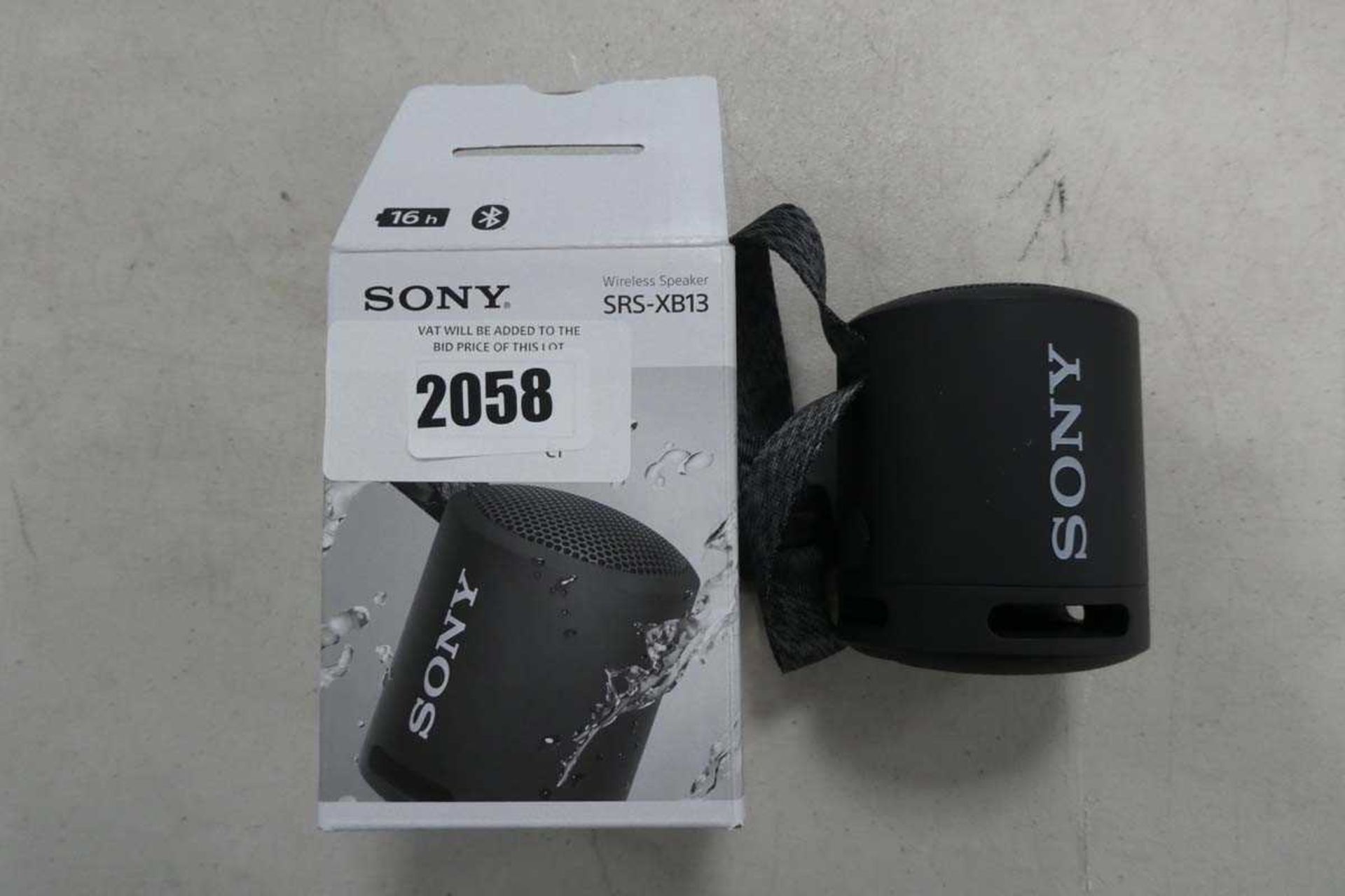 +VAT Sony SRS-XB13 bluetooth speaker with box
