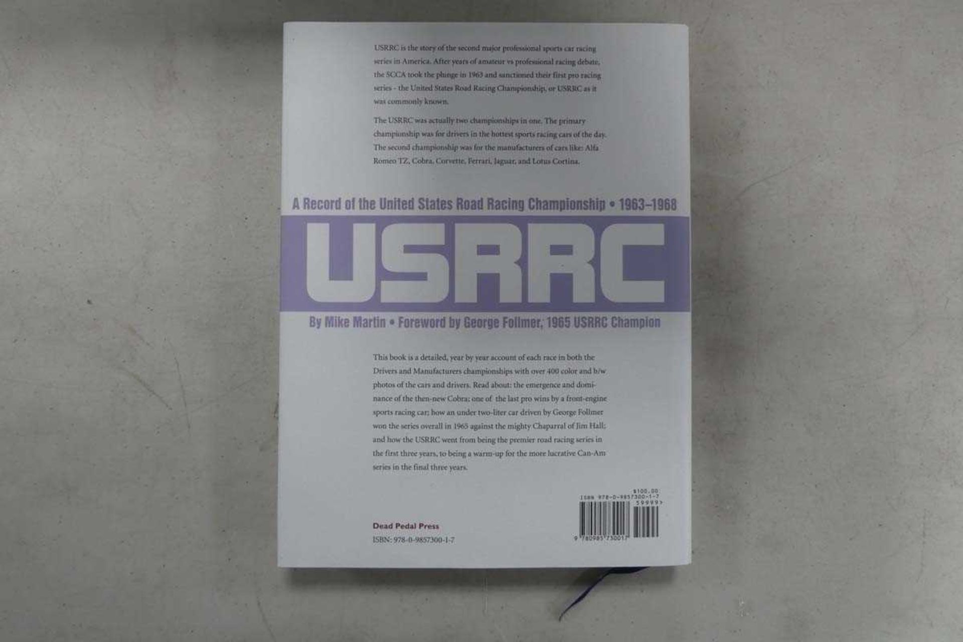 USRRC United States Record of Road Racing Championships 1963-1968 by Mike Martin as published by - Image 3 of 4