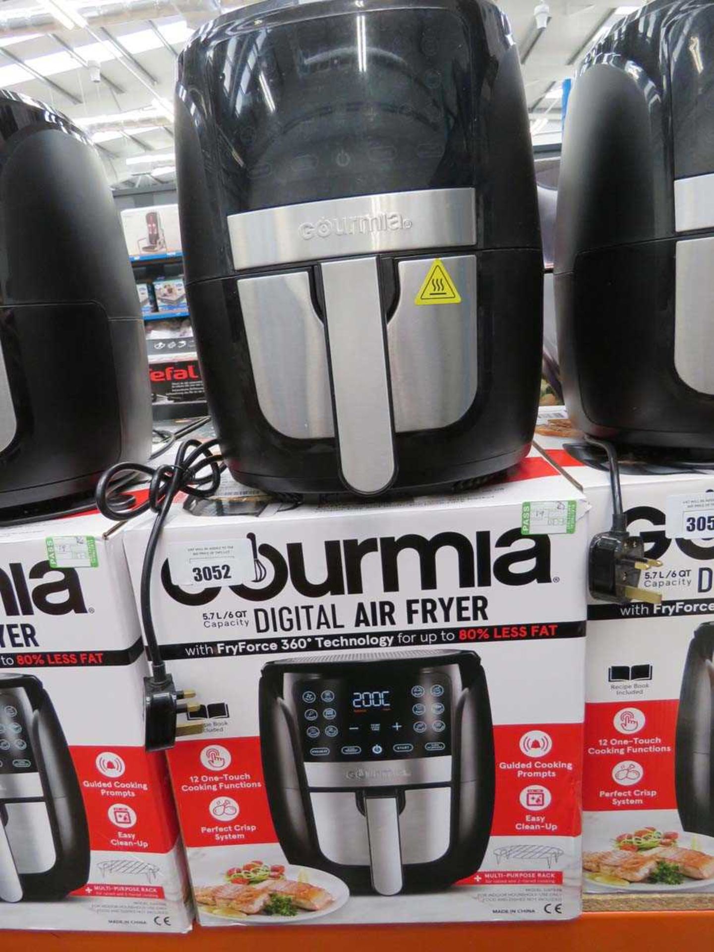 +VAT Gourmia 5.7L digital air fryer