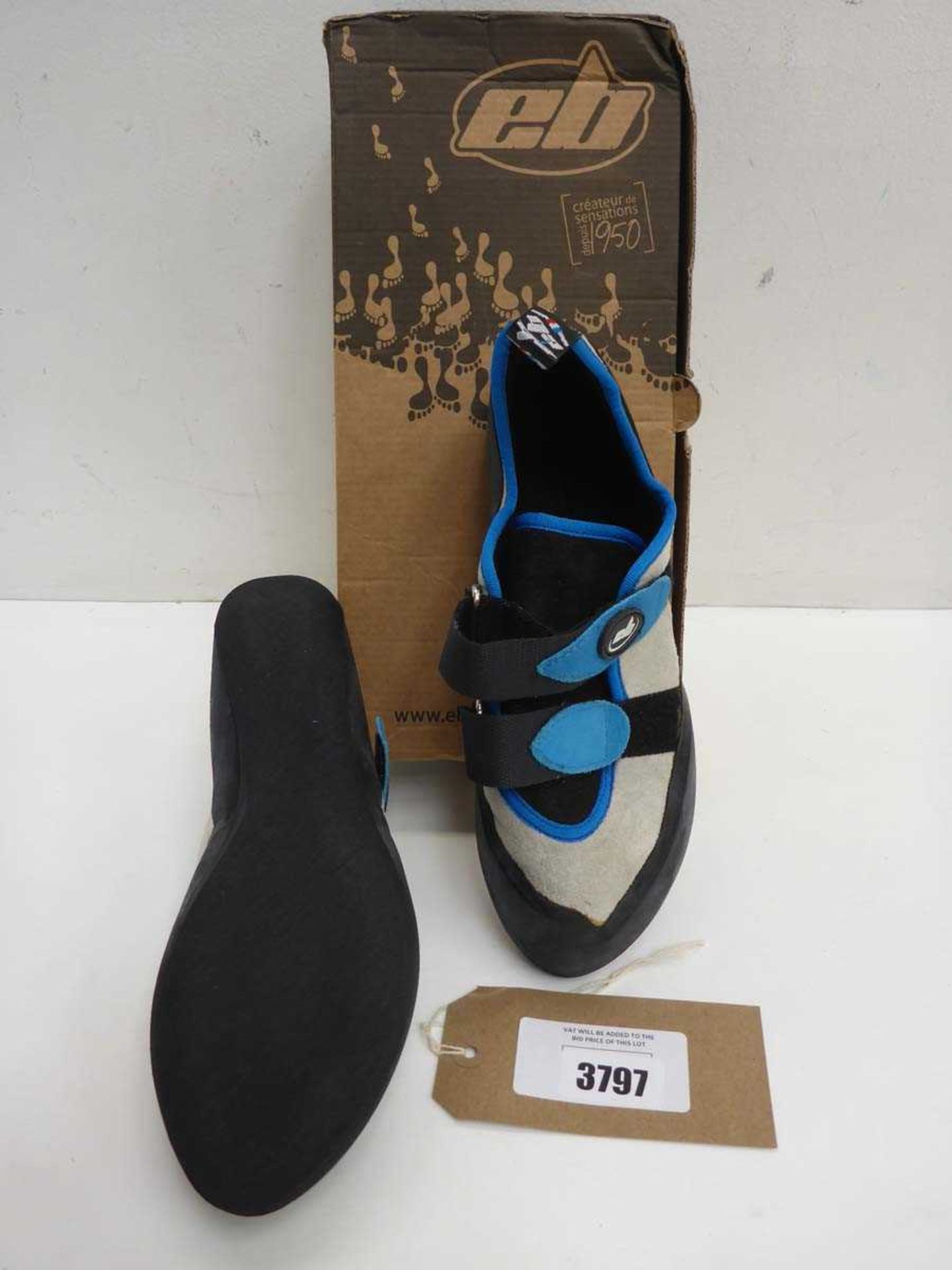 +VAT EB Escalade bluebird climbing shoes Size 42