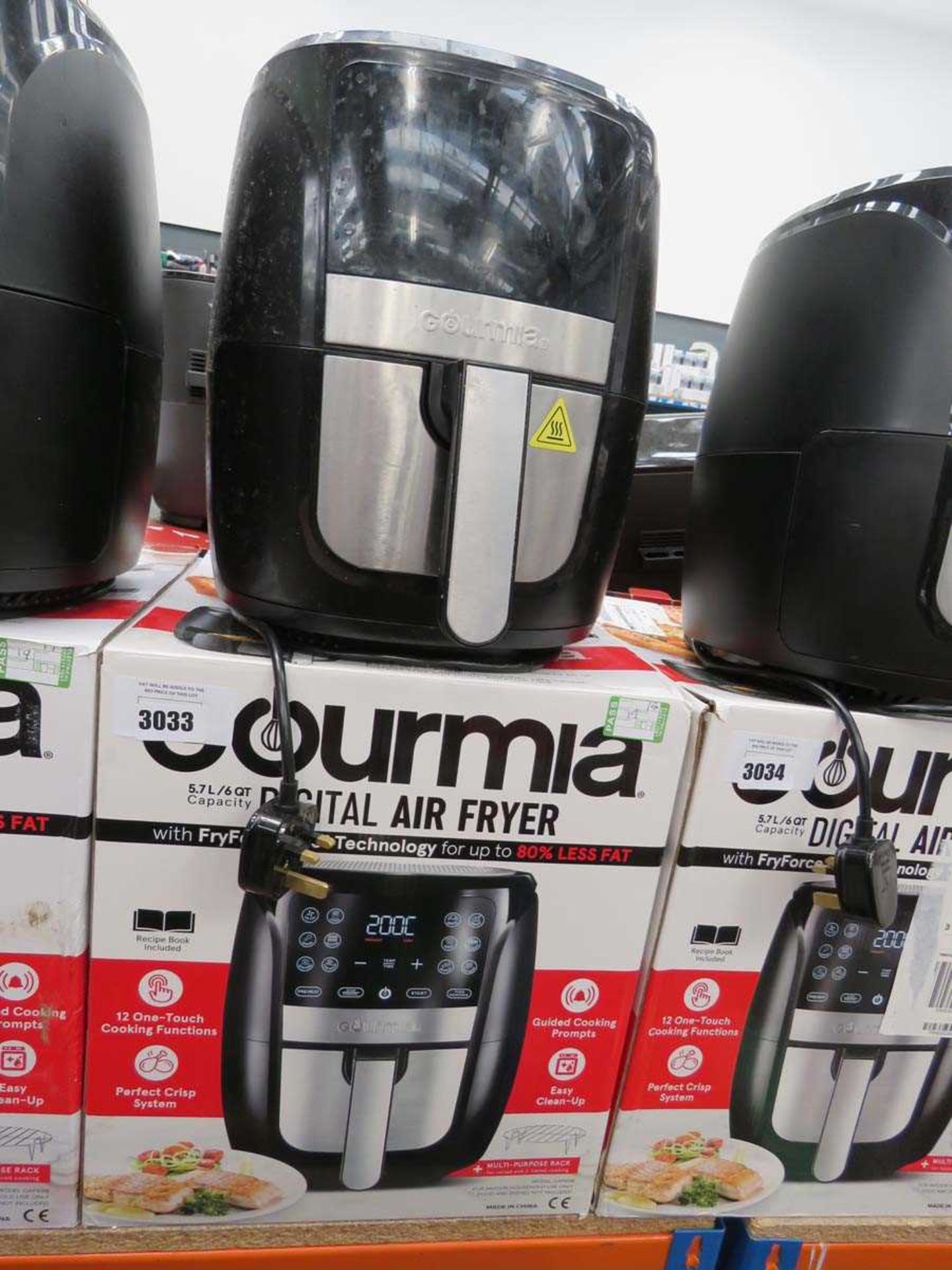 +VAT Gourmia 5.7L digital air fryer