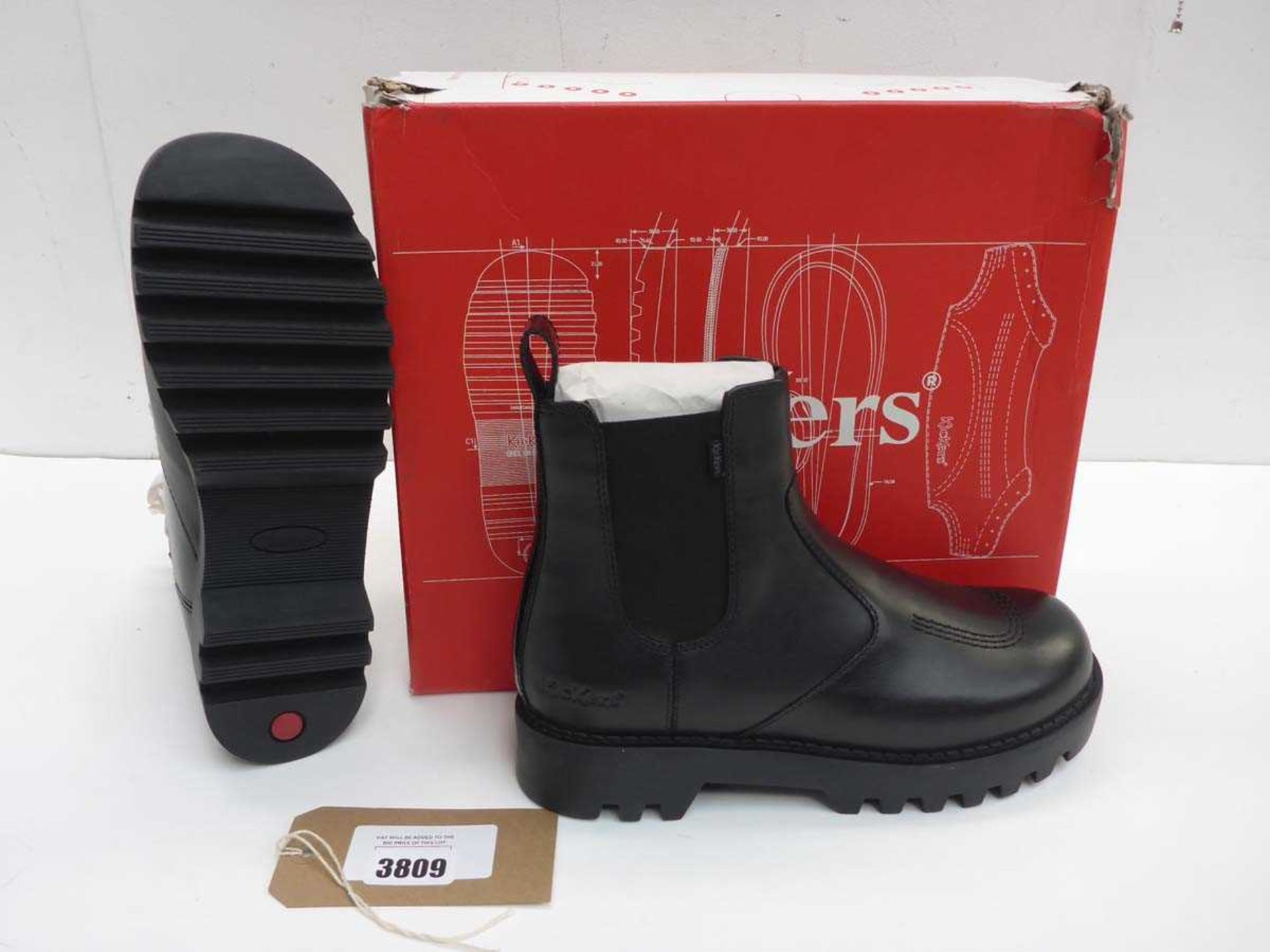 +VAT Kickers Kizzie Chelz leather ankle boots Size 42