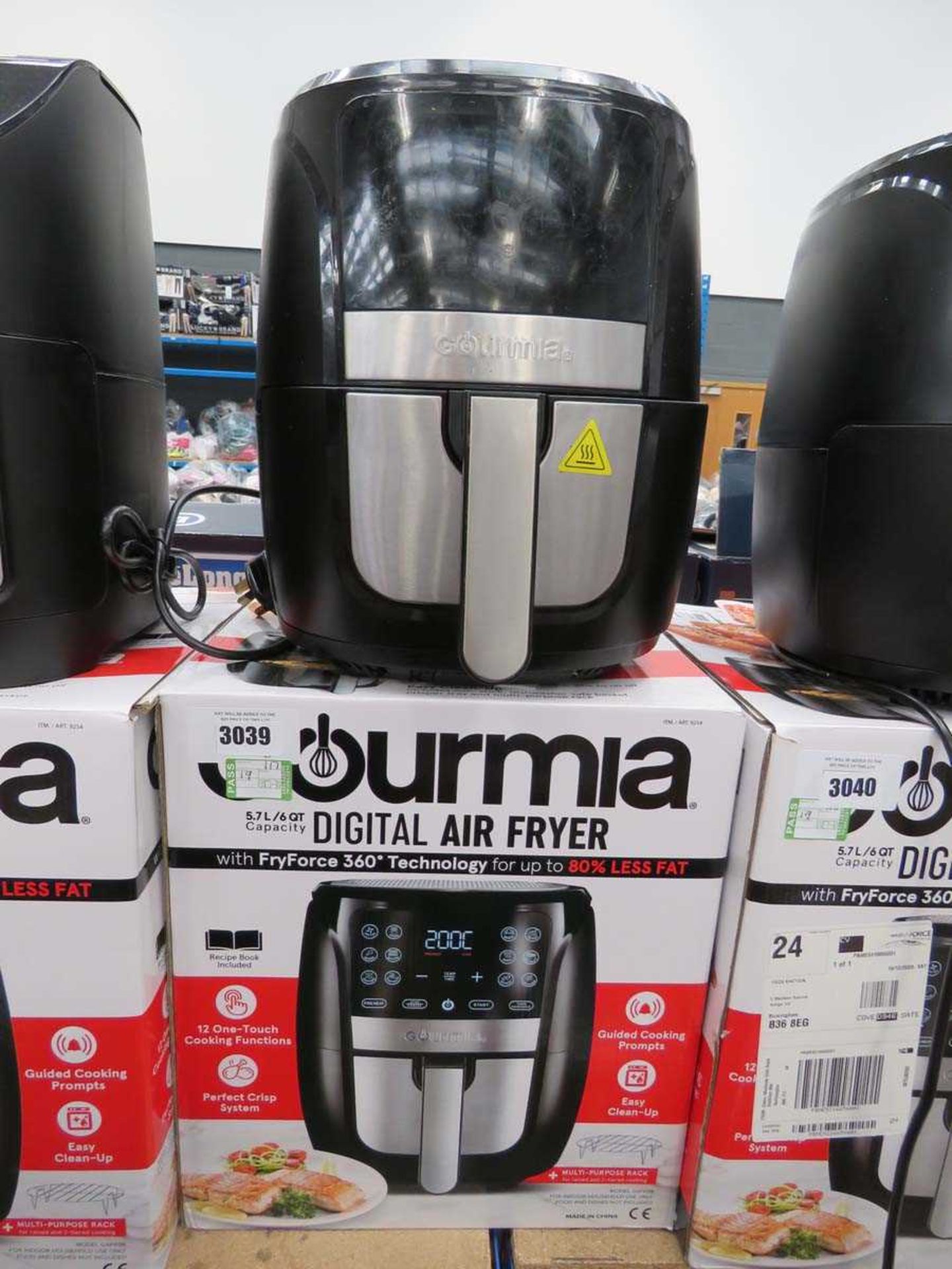 +VAT Gourmia 5.7L digital air fryer