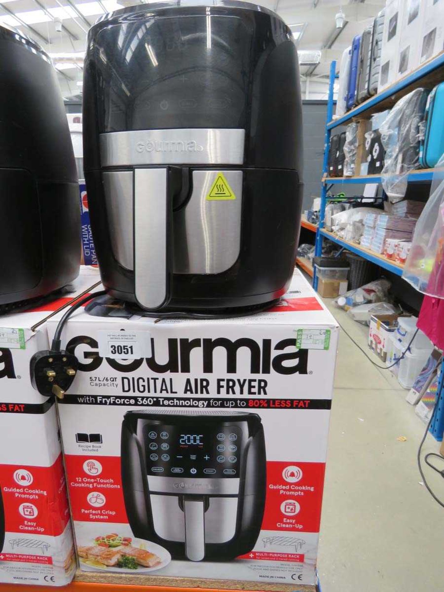 +VAT Gourmia 5.7L digital air fryer