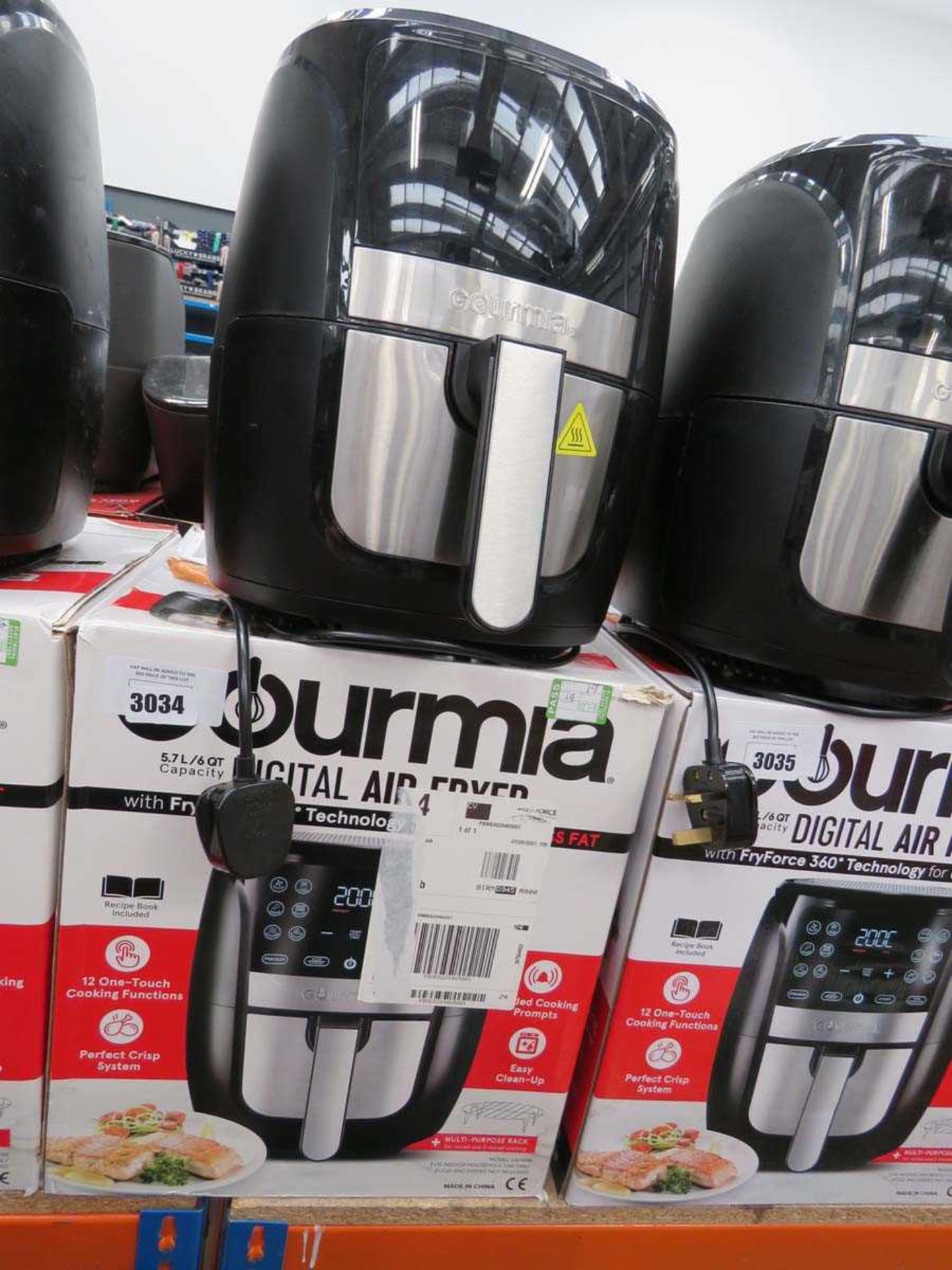 +VAT Gourmia 5.7L digital air fryer