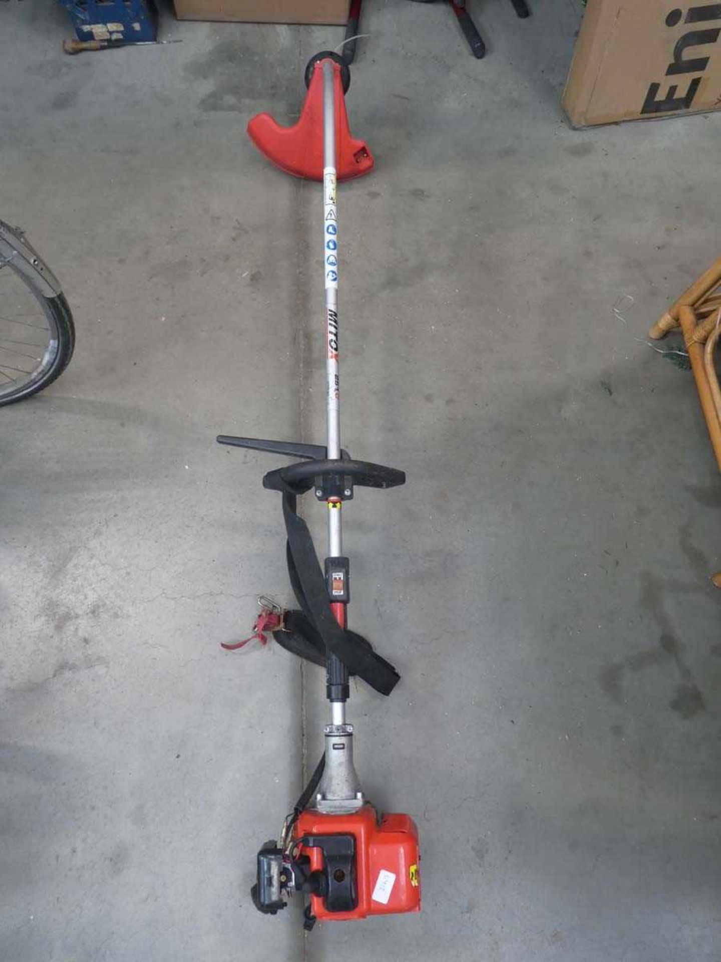 Red Mitox bench shaft strimmer