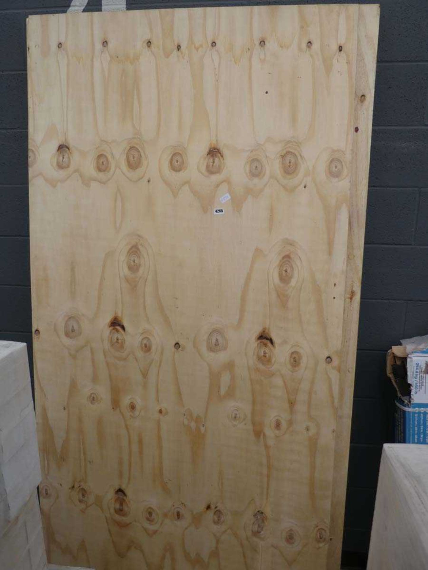 Five sheets of plywood